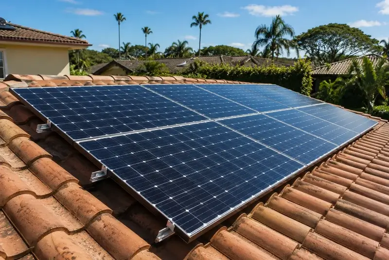 Installation de panneaux solaires à Cruguel